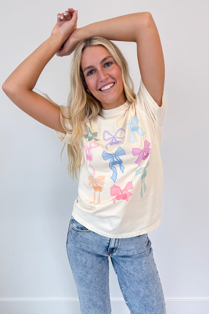 Cherry + Bows Tee