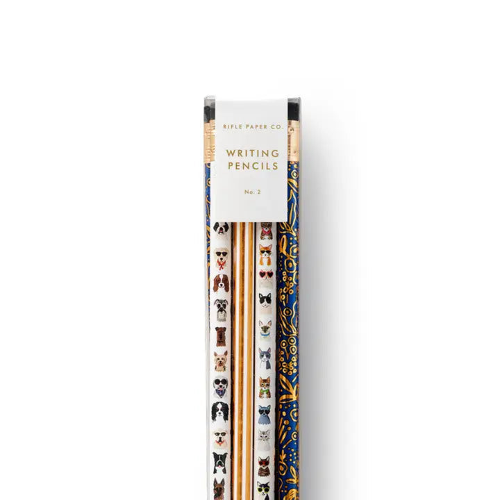 Rifle Paper Cats & Dogs Pencil Set