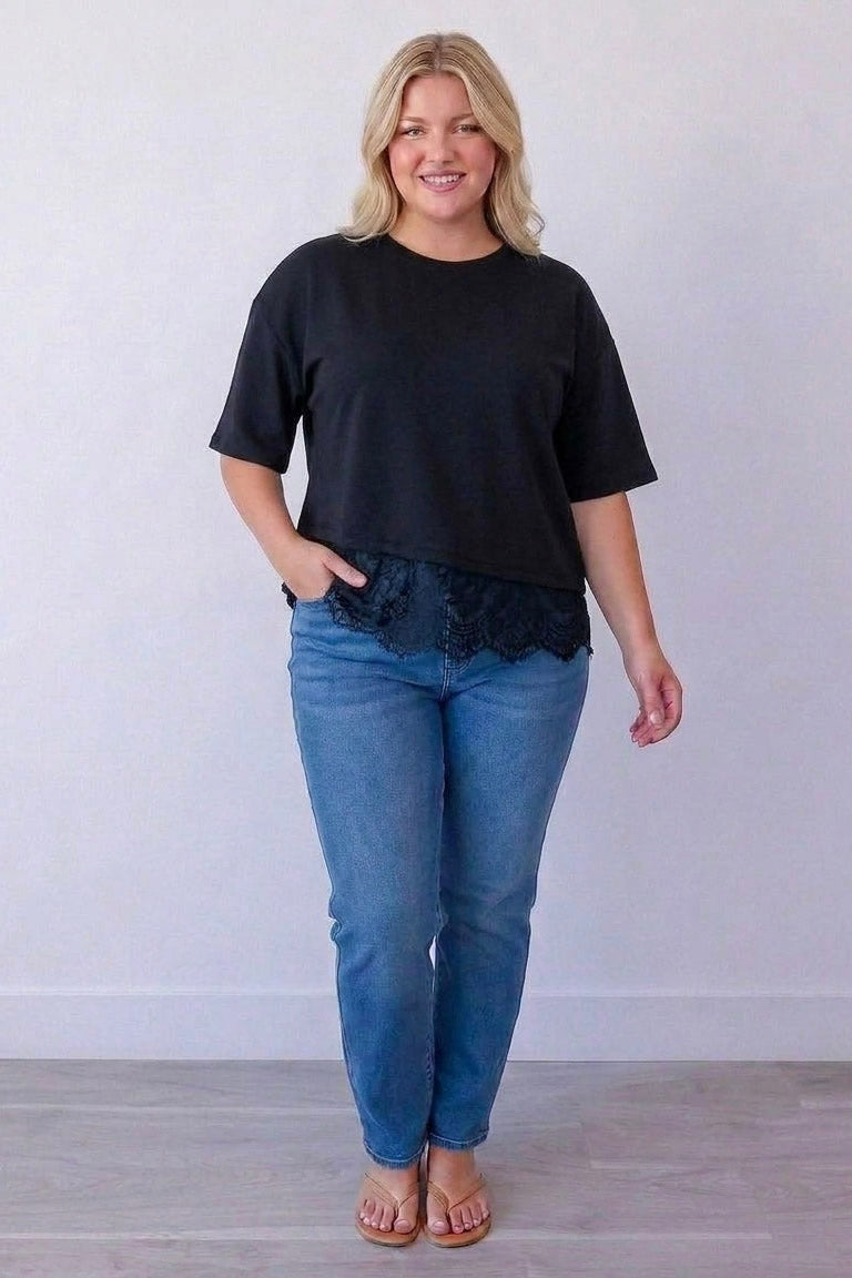 Days Go By Top Curvy