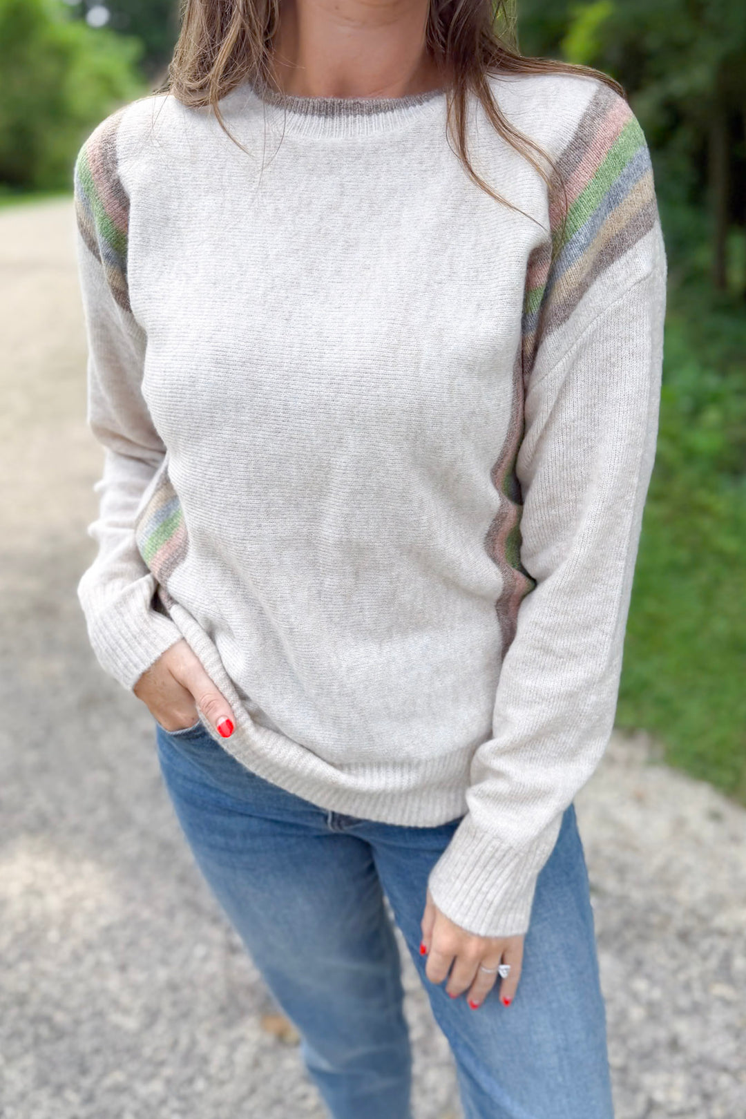 Golden Petals Sweater