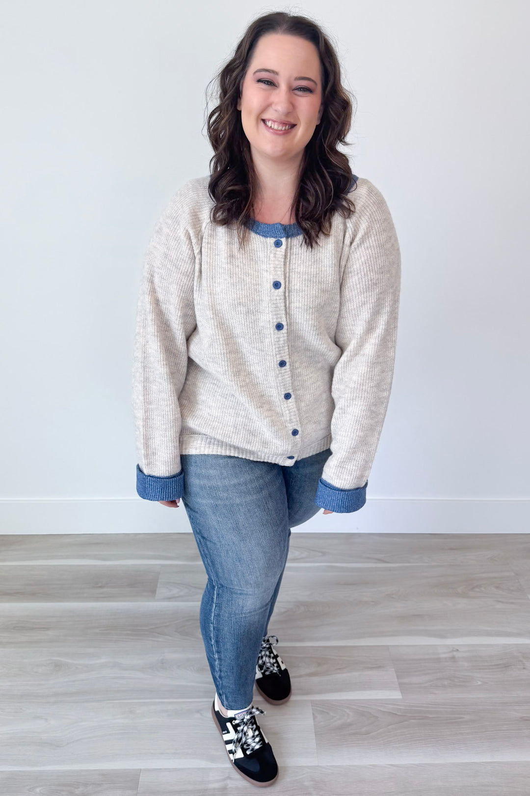 Autumn State Of Mind Cardigan Curvy