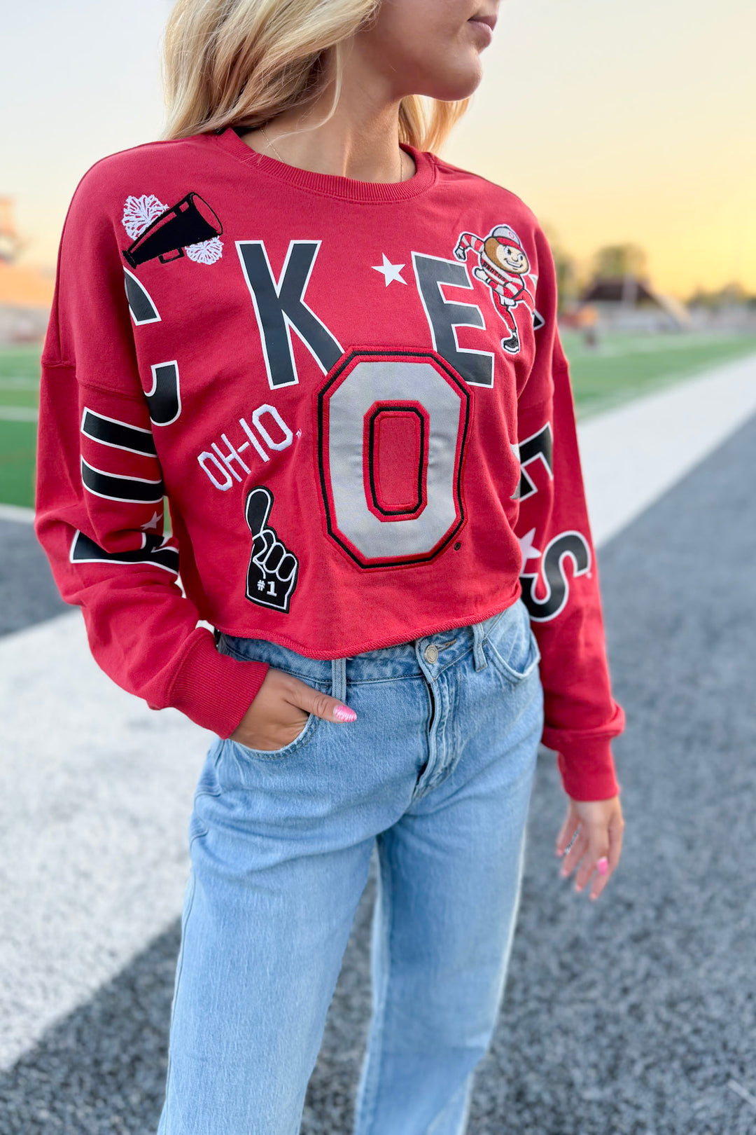 OSU Patched Up Sweatshirt