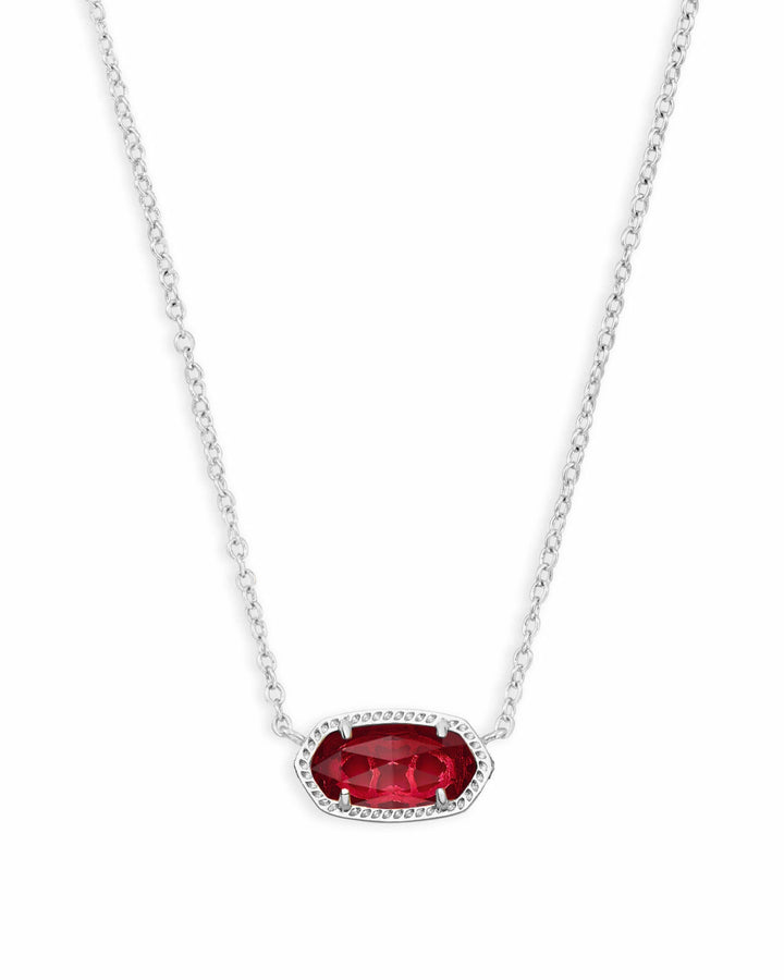 Kendra Scott Silver Elisa Short Pendant Necklace