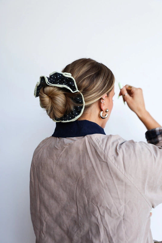 Kaxi Polka Dot Oversized Scrunchie