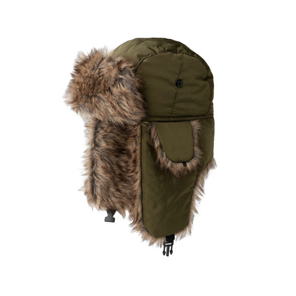 Plush Faux Fur Aviator Hat