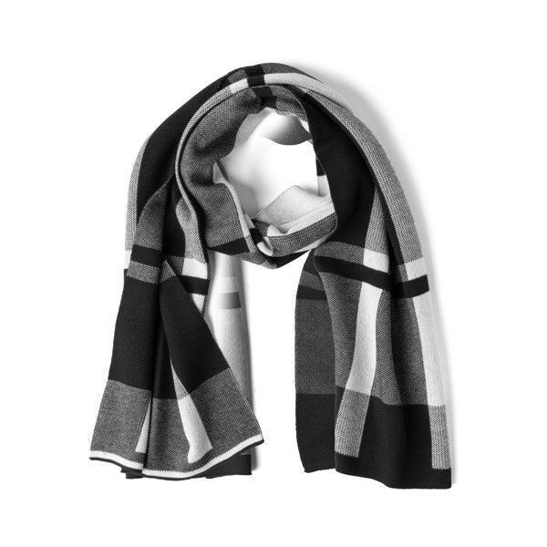 Plaid Knit Scarf