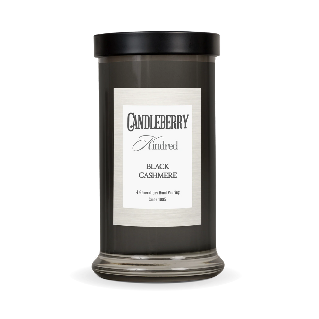 Candleberry Kindred Black Cashmere Large Jar Candle