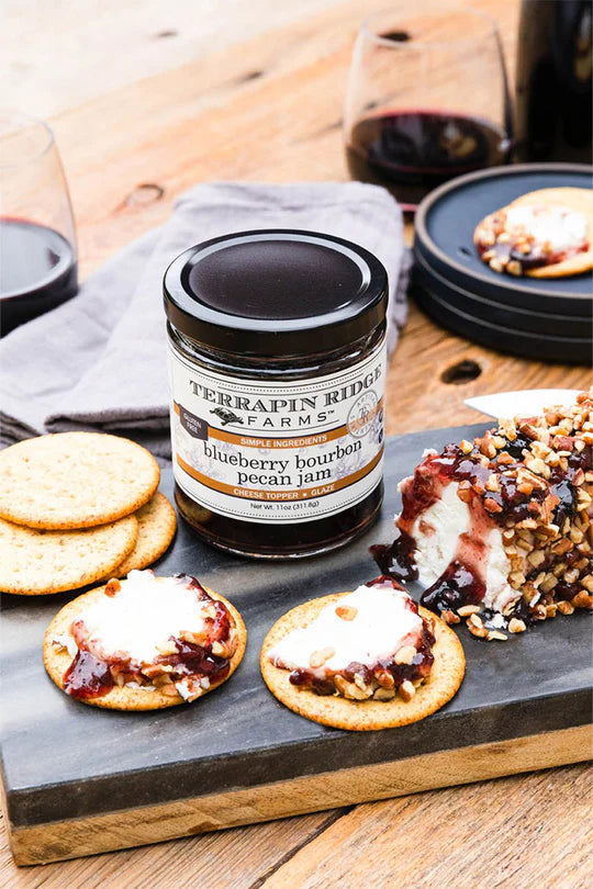 Mini Blueberry Bourbon Pecan Jam