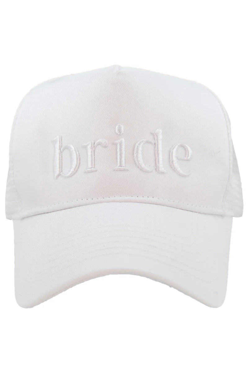 Embroidered Bride Hat