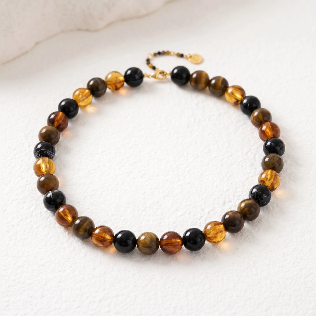 Cape Diablo Chunky Beaded Necklace