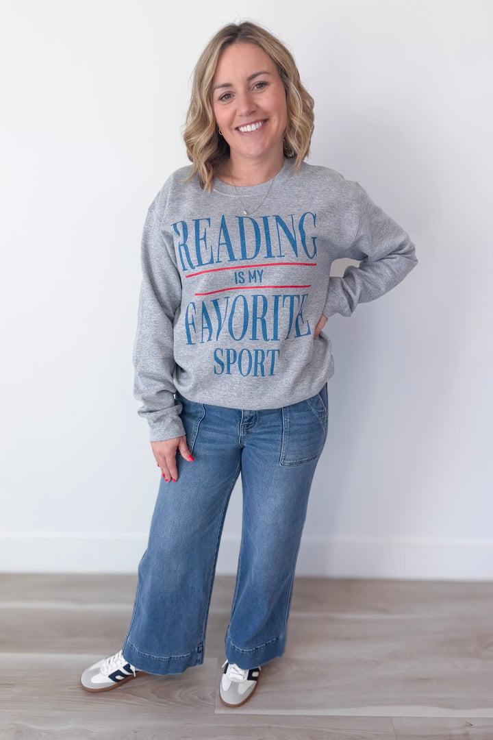 Reading Is My Favorite Sport Sweatshirt