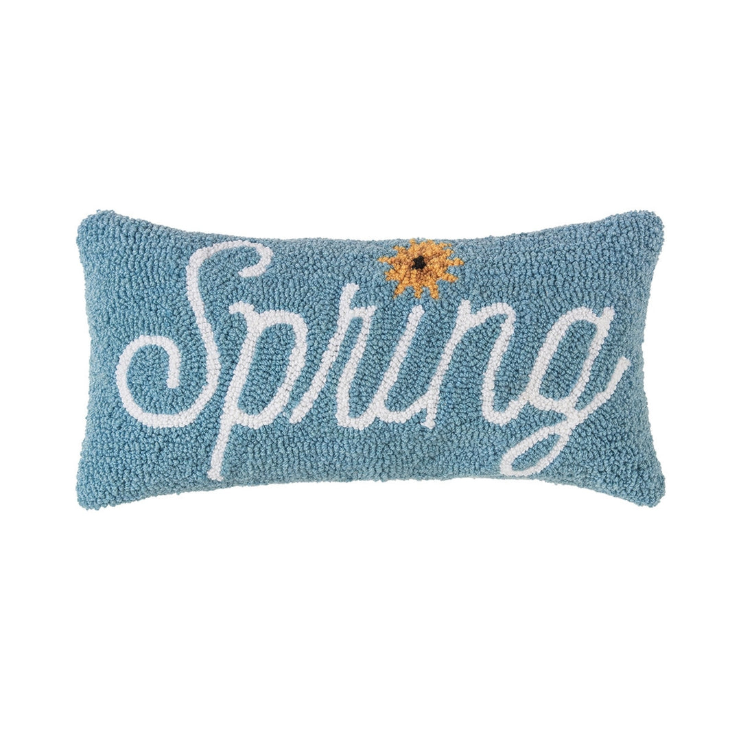 Spring Flower Hooked Pillow