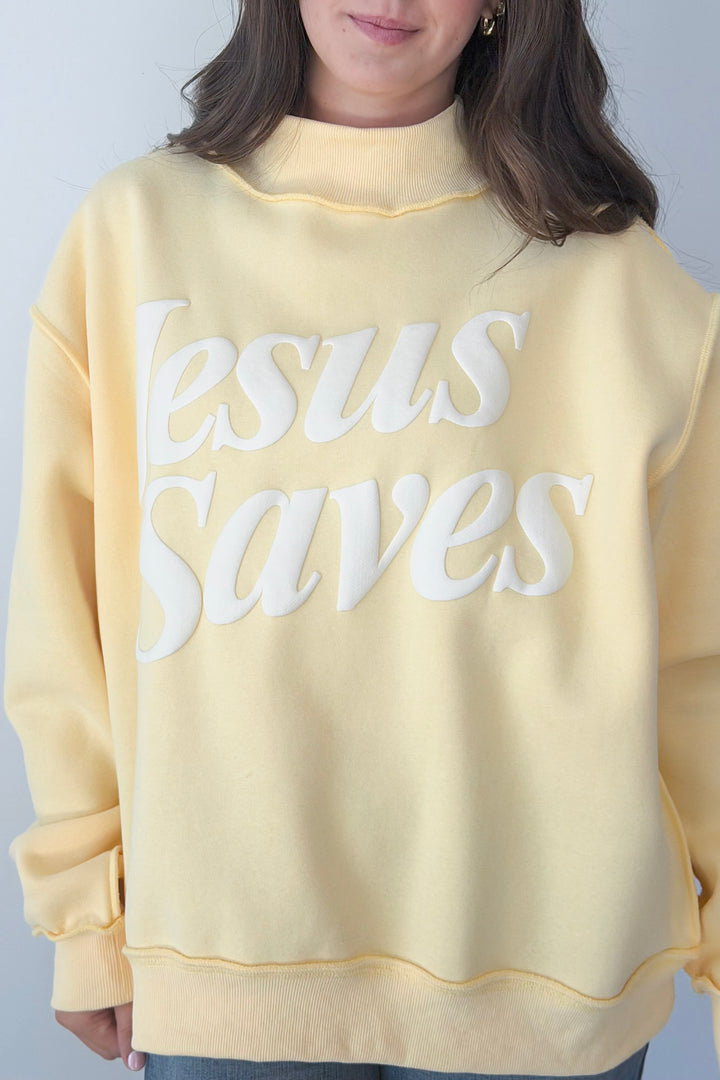 Jesus Saves Sweatshirt