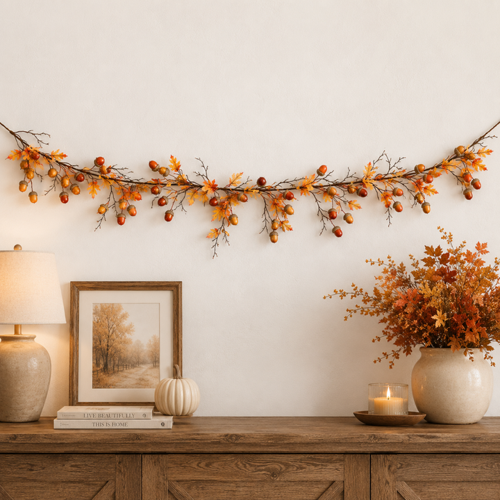 Autumn Acorn Garland