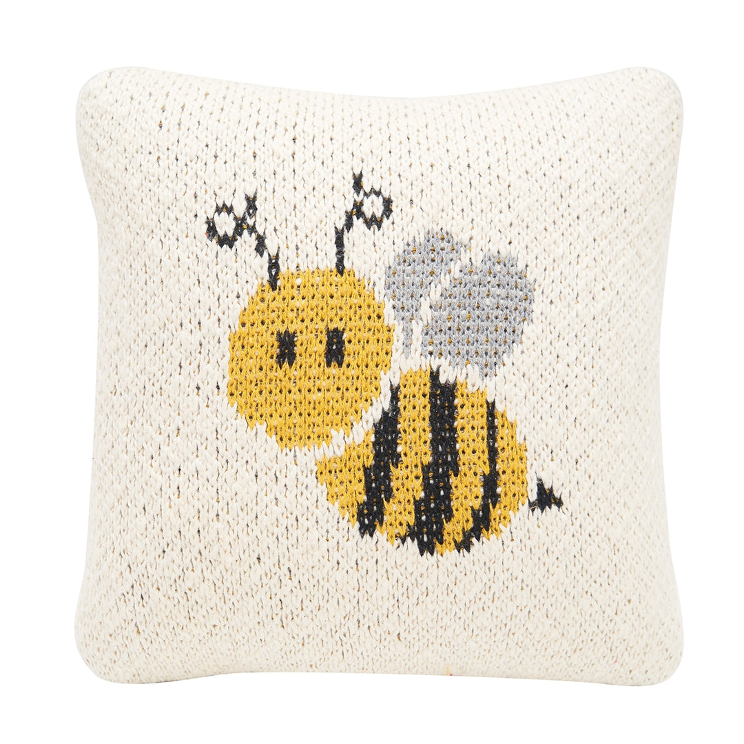 Knitted Bee Pillow
