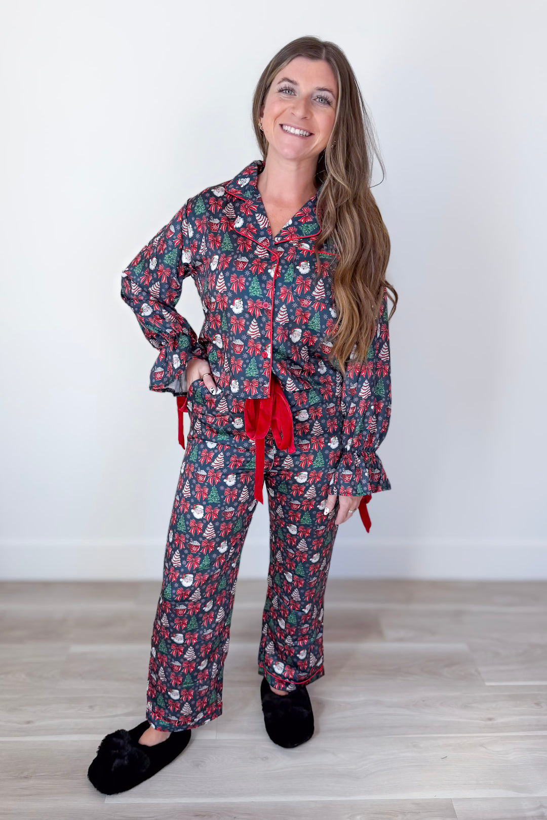 Holly Jolly Long Sleeve PJ Top
