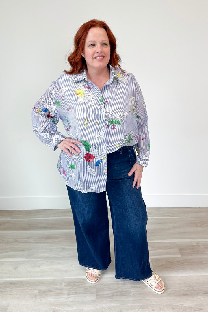 Hibiscus Daydream Top Curvy