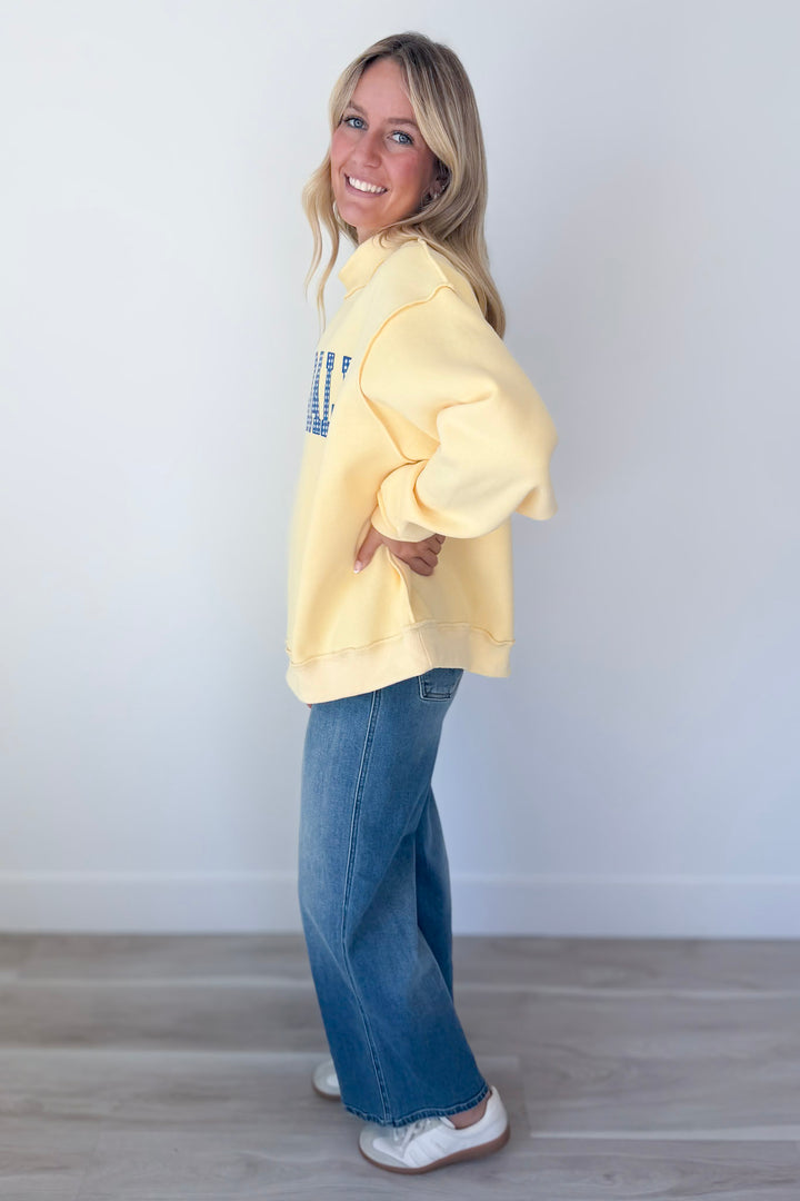 Dilly Dally Lolly Gag Reversible Sweatshirt