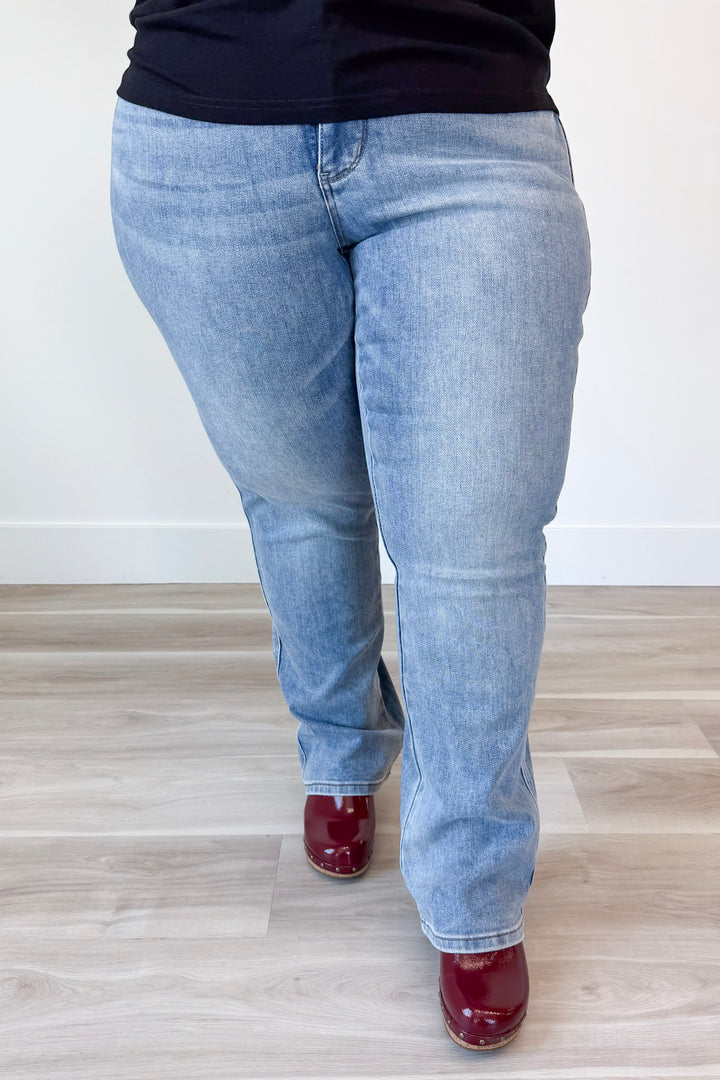 Judy Blue Stay Positive Denim Curvy