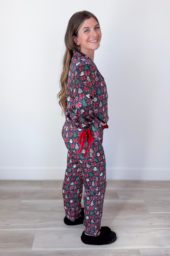 Holly Jolly Long Sleeve PJ Top