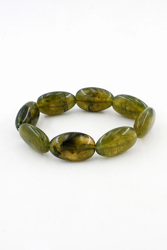 Marble Beaded Bracelet