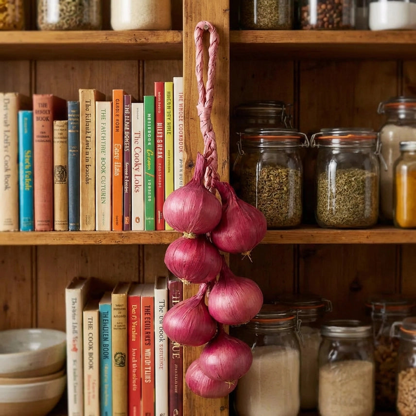 Hanging Dried Garlic Stem