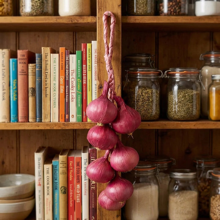 Hanging Dried Garlic Stem