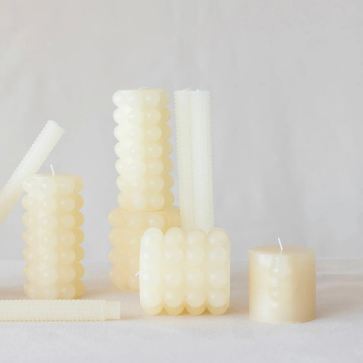 Hobnail Taper Candles