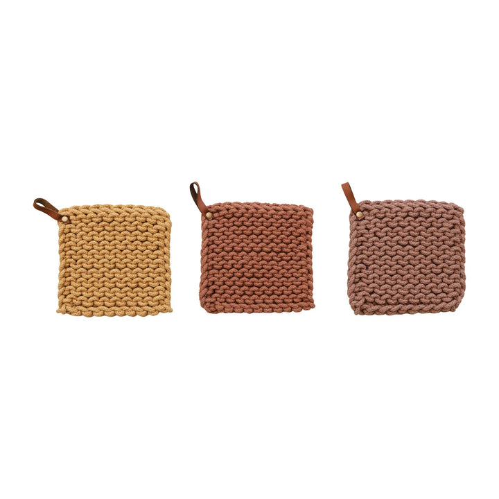 Maple Grove Crocheted Pot Holder