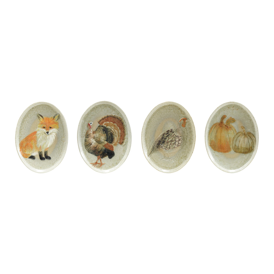 Hand Painted Autumnal Platter