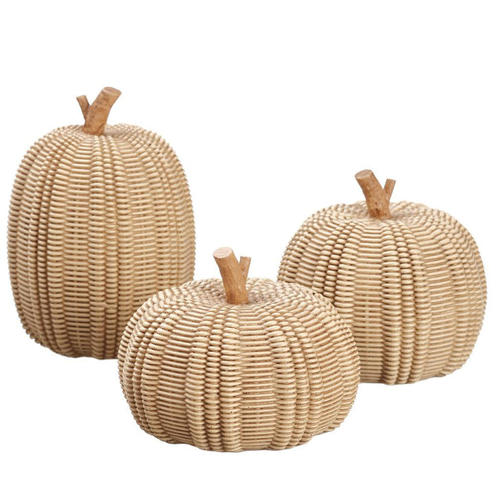 Basket Woven Pumpkin