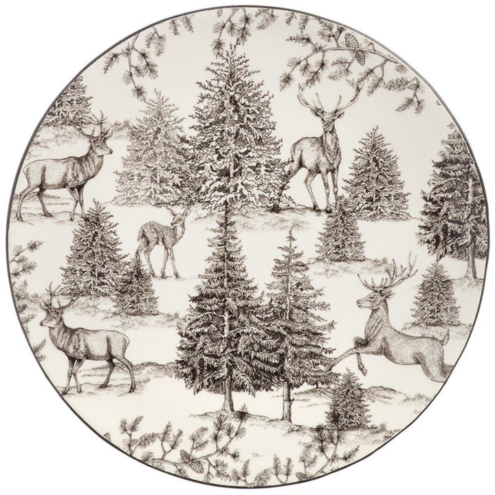 Woodland Reindeer Plate