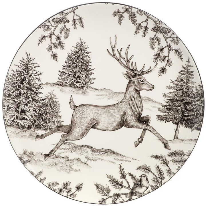 Woodland Reindeer Plate