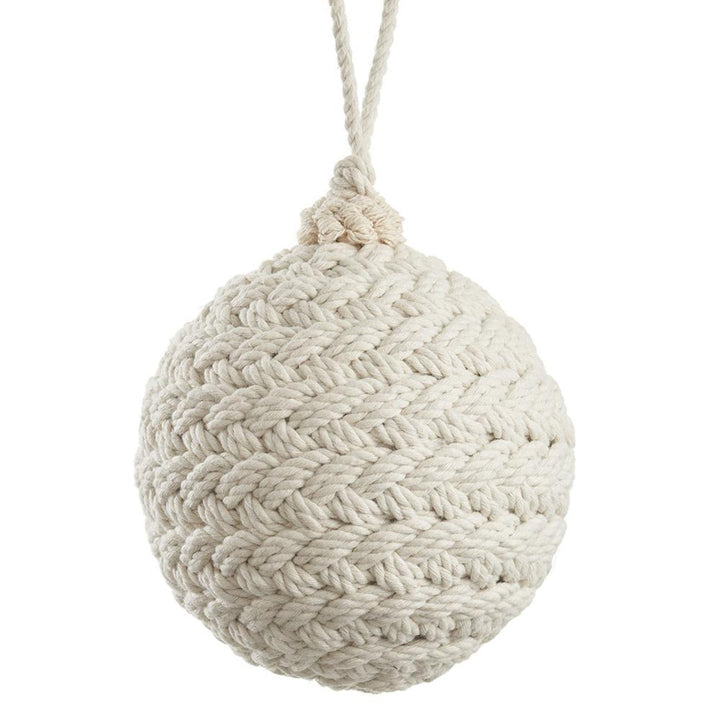 Macrame Ball Ornament