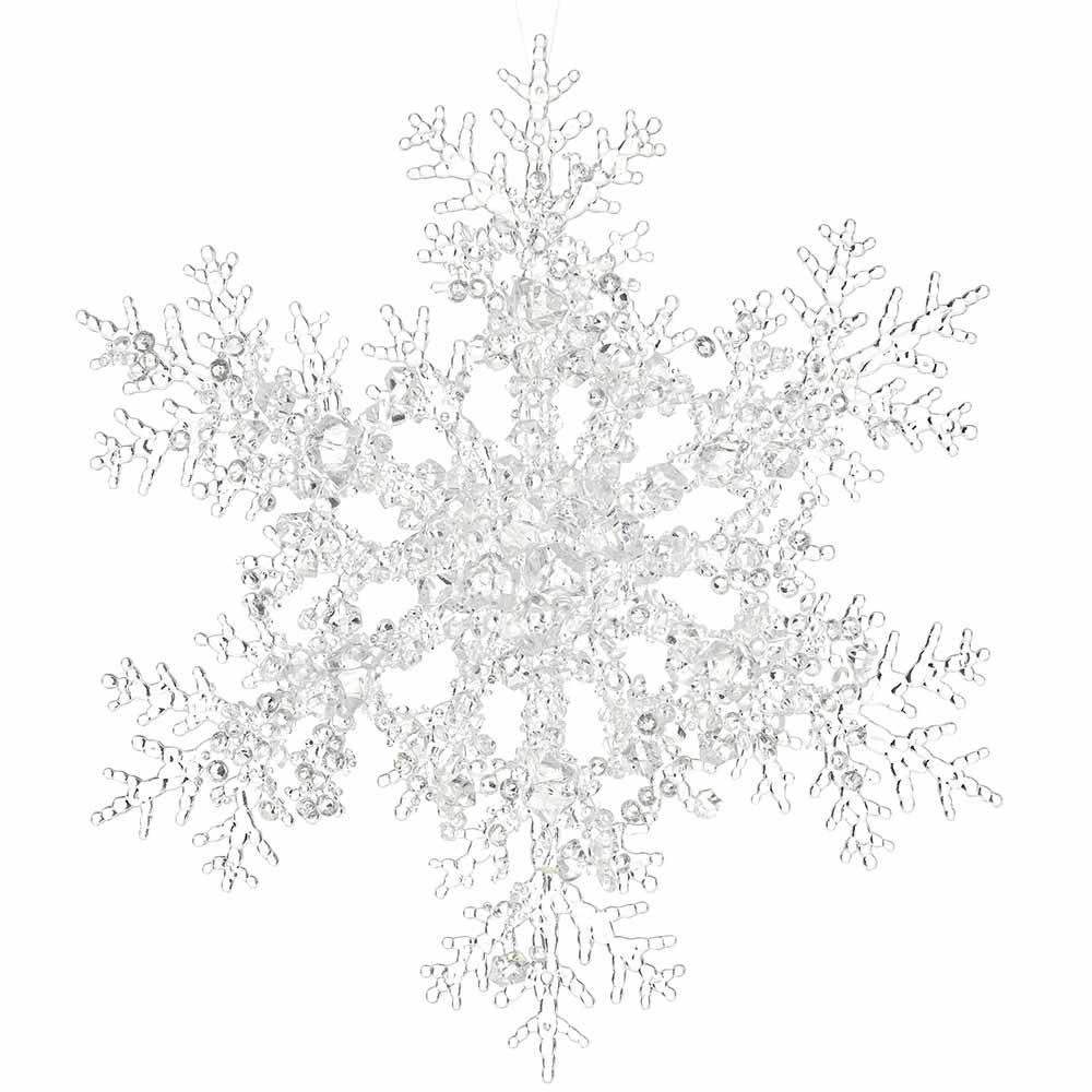 Beaded Snowflake Ornament