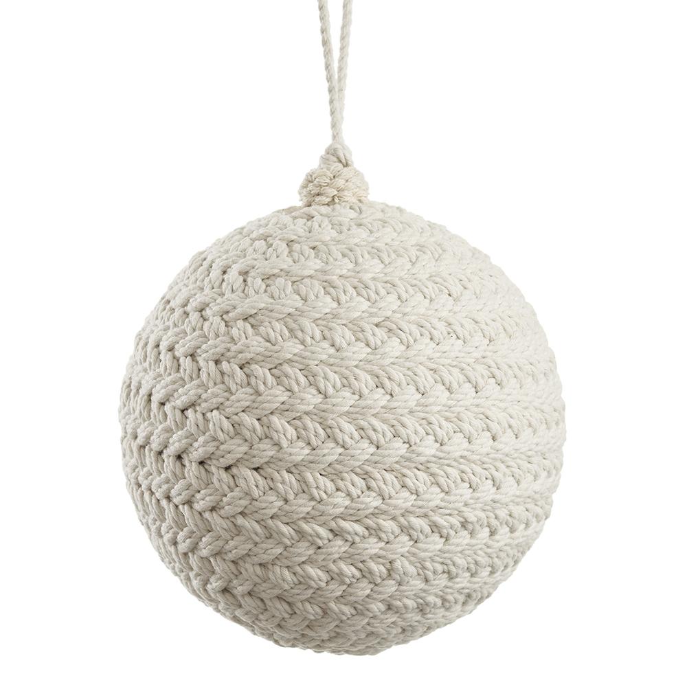 Macrame Ball Ornament