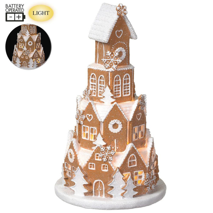 Light Up Extravagant Gingerbread House