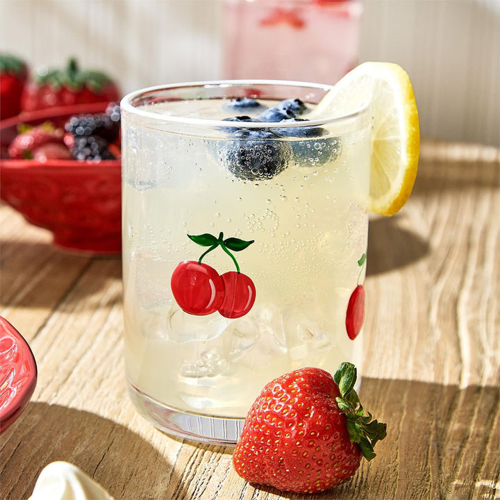 Cherry Double Old Fashioned Glass