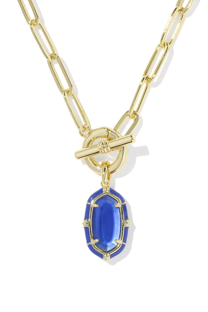 Kendra Scott Elisa Enamel Link And Chain Necklace