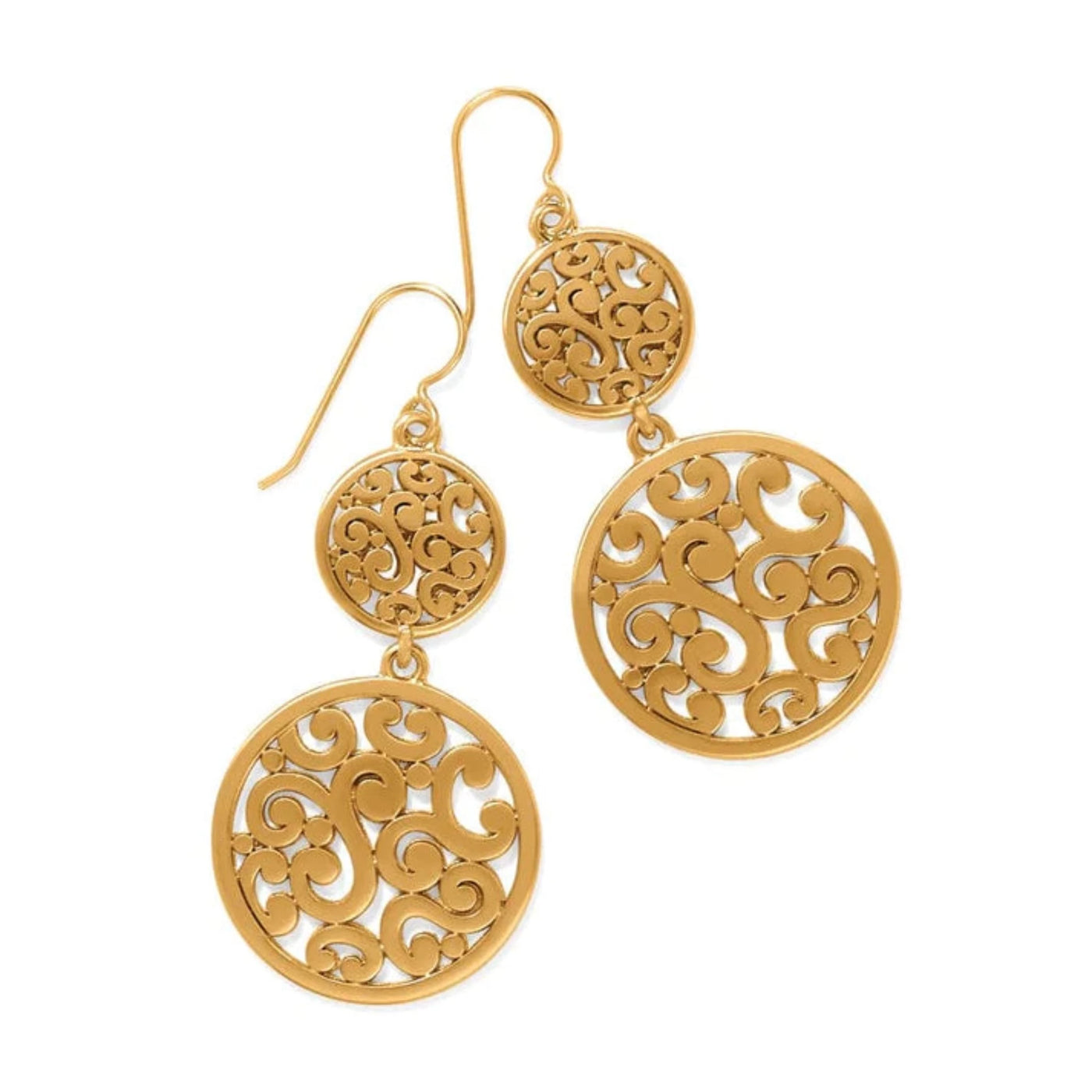 Brighton - Contempo Medallion Duo French Wire Earrings