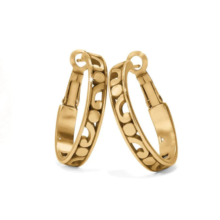 Brighton Contempo Gold Hoop Earrings