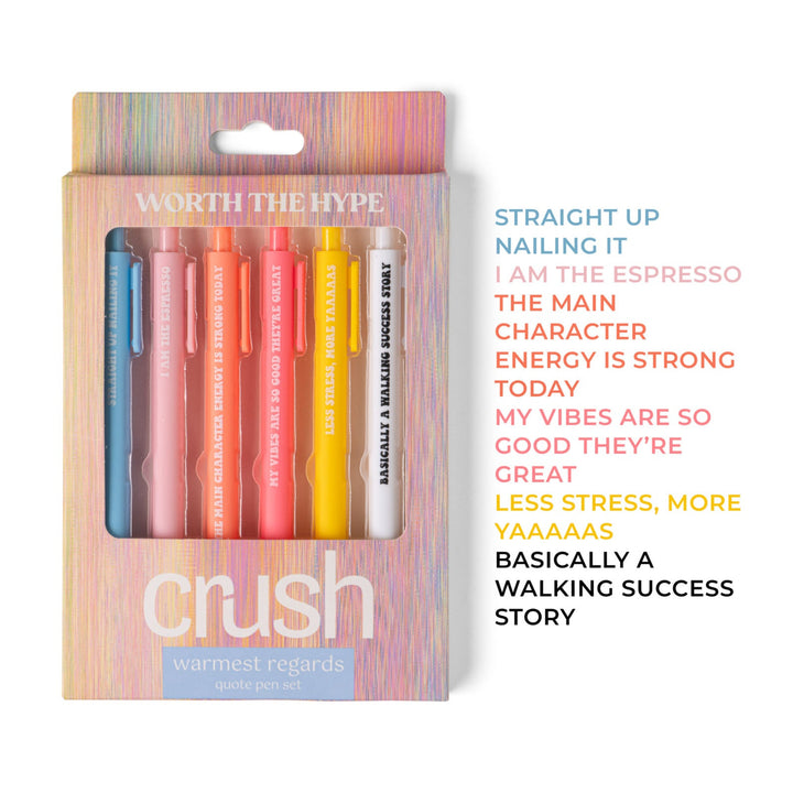 Worth The Hype Pen Set