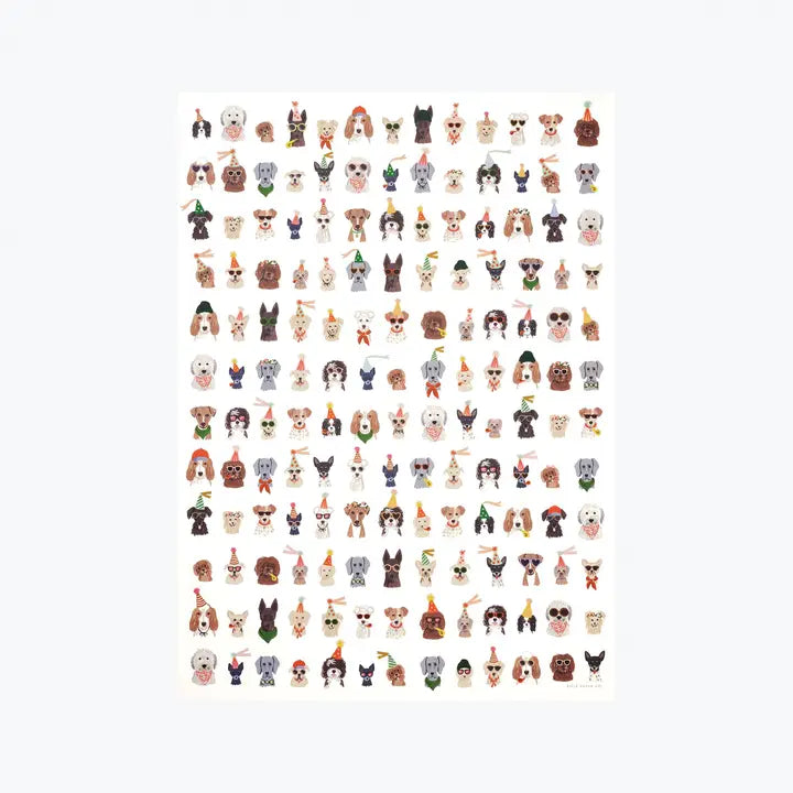 Rifle Paper Party Pups Wrapping Sheets