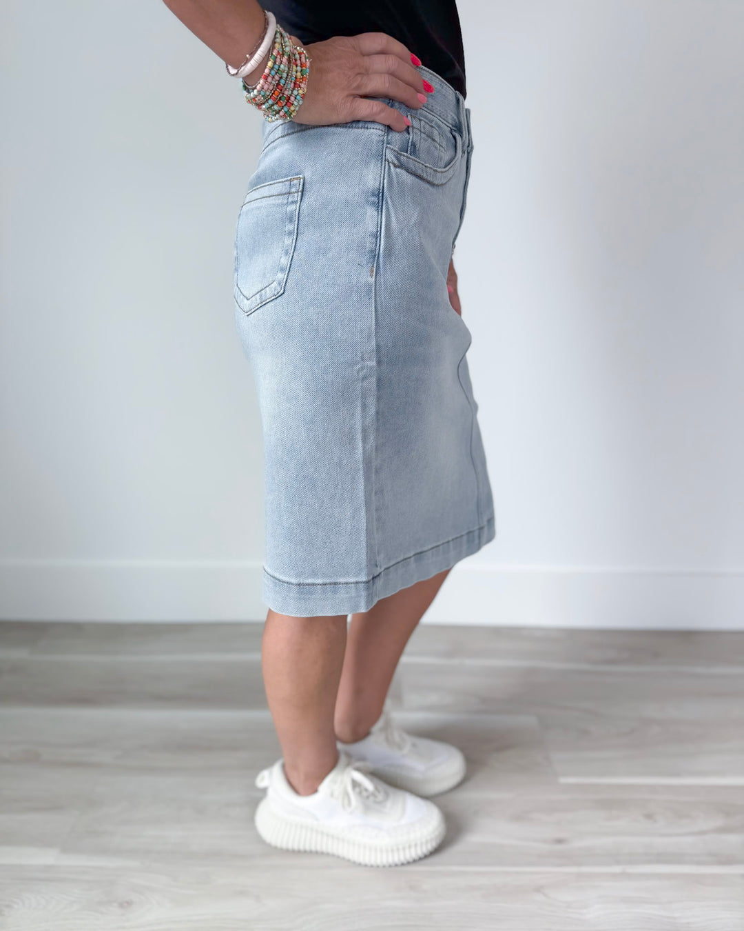 The Leah Denim Skirt