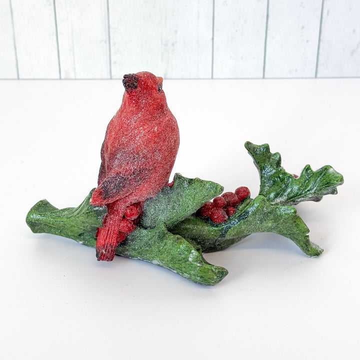 Holly Berry Cardinal Branch