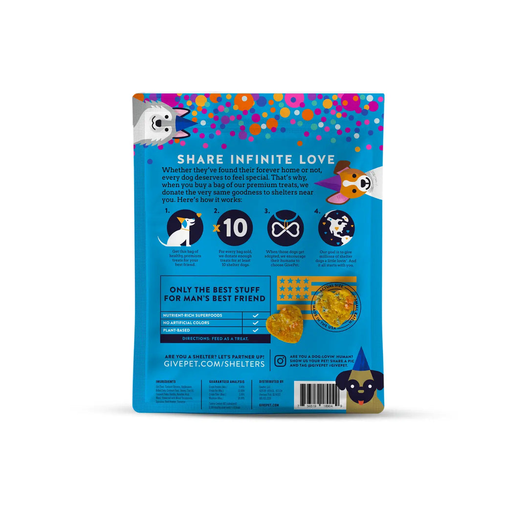 Givepet Birthday Bash Dog Treat