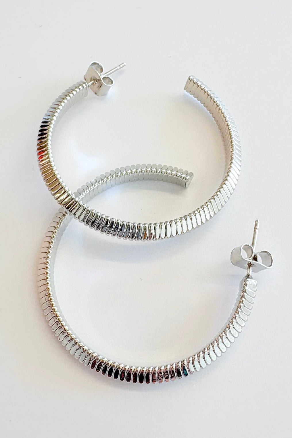 Snake Hoop Earrings