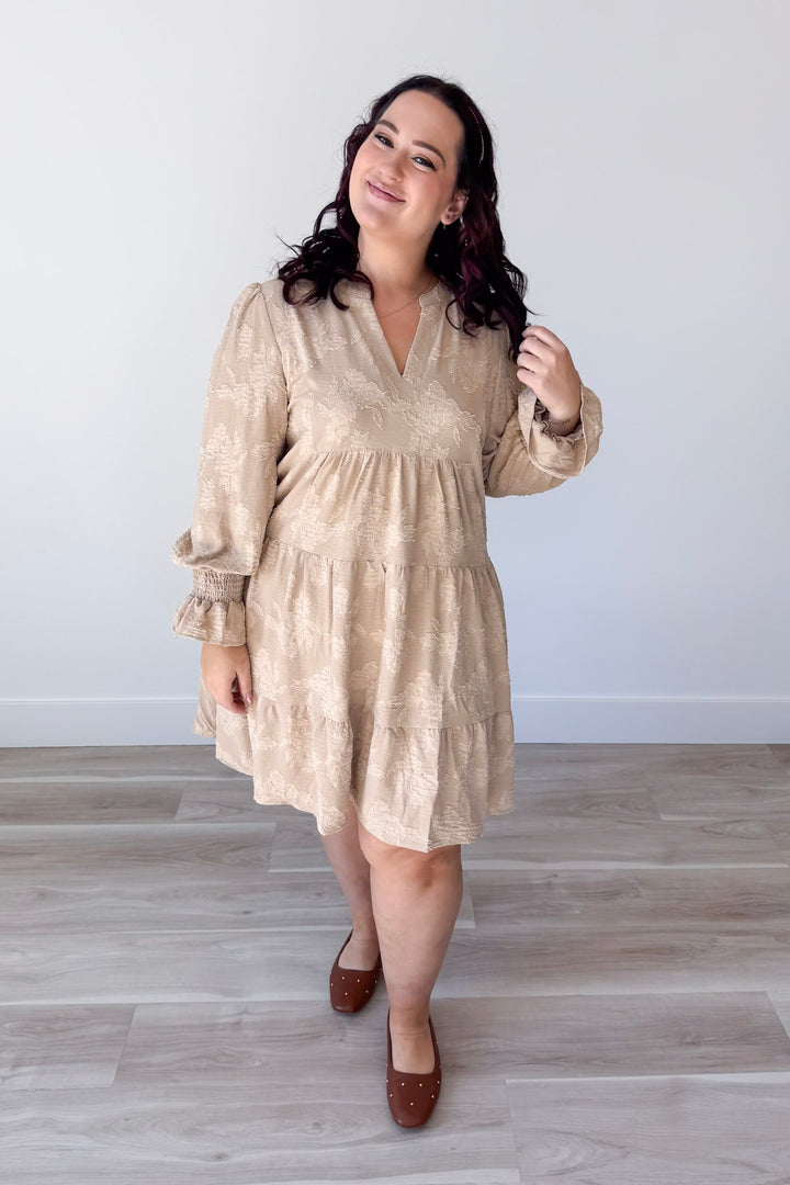 Peaceful Garden Dress Curvy