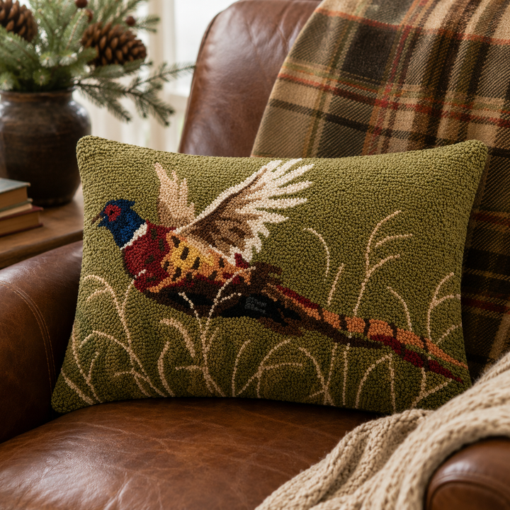 Pheasant Hook Pillow