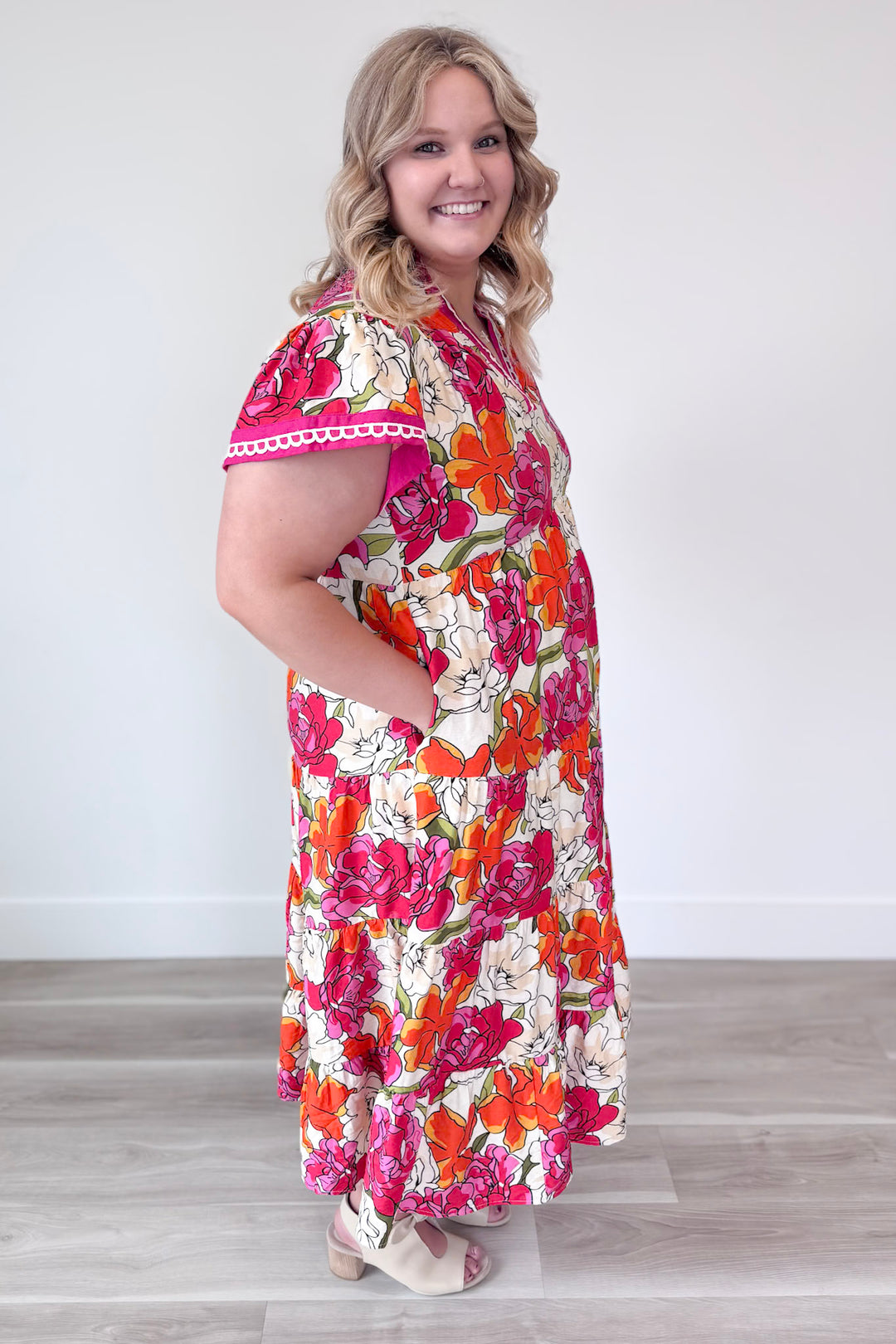 Fields Of Flowers Dress Curvy